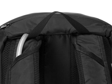 REI Co-op Flash 22 Pack Hydration port and tube routing (reservoir not included)