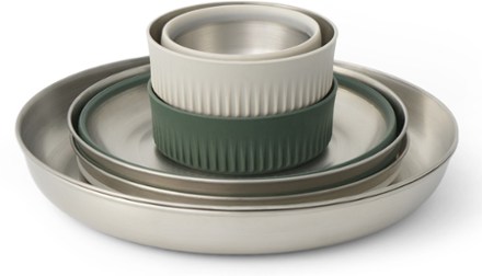 Sea to Summit Detour Stainless-Steel Collapsible Dinnerware Set