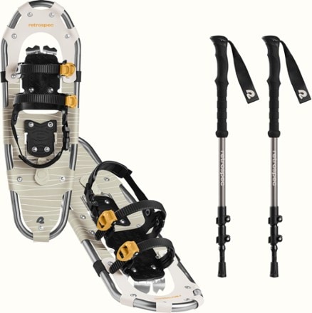Retrospec Drifter Snowshoe Bundle with Trekking Poles - 21" 1