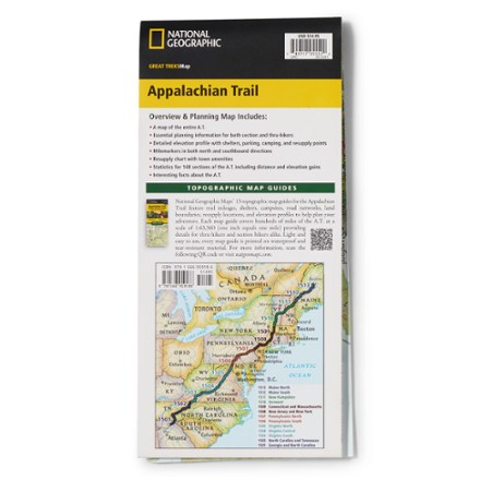 National Geographic Appalachian Trail Overview and Planning Map 1