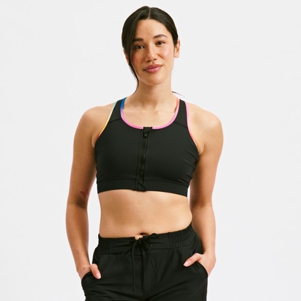 On Body Image of color Black Rainbow Trim