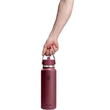 Hydro Flask Wide-Mouth Vacuum Water Bottle with Flex Straw Cap - 40 fl. oz. 2