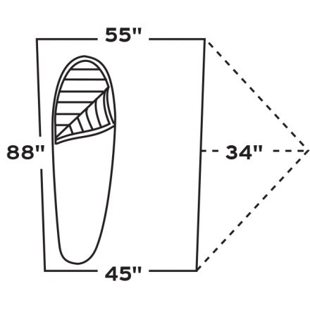 Tent Floor Plan (Cool Grey/Putty/Apple Gre)