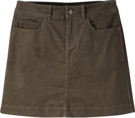 khaki corduroy skirt