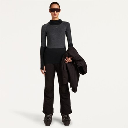 Icebreaker Merino 200 Oasis+ Long-Sleeve High Neck Base Layer Top - Women's 9