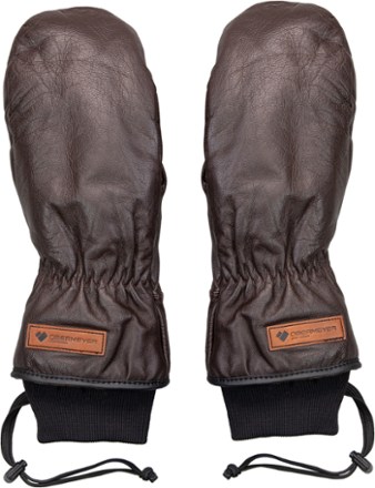 Obermeyer Leather Mittens - Men's 1