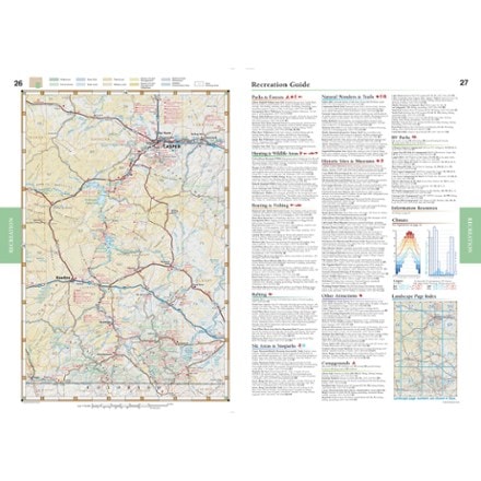 Benchmark Maps Wyoming Road & Recreation Atlas 2