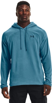Under Armour Womens Trek Polar Hoodie Green Sports Gym Hooded Warm Breathable 