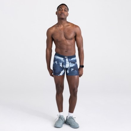 Saxx DropTemp Cooling Mesh Boxer Briefs - Men's 1