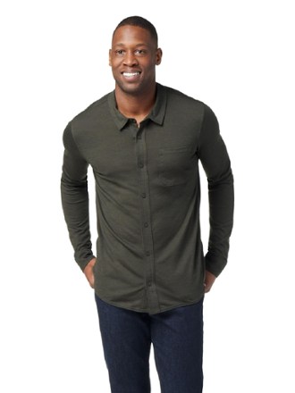 Smartwool Merino Sport Long-Sleeve Button-Up Shirt - Men's 1