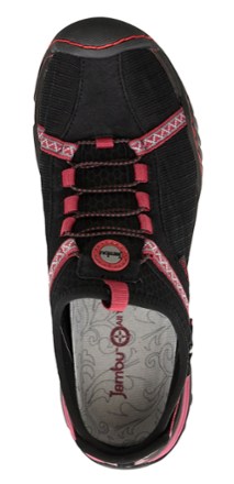 Top view (Black/Deep Red)