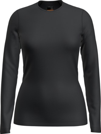 Icebreaker 200 Oasis Long-Sleeve Crewe Ski Tracks Base Layer Top - Women's 4