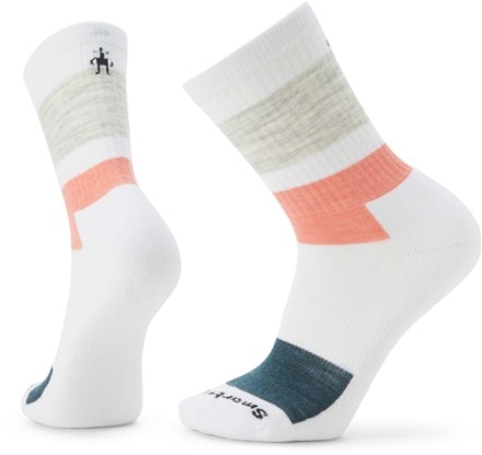 Smartwool Everyday Blocked Stripe Light Cushion Crew Socks 0