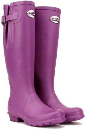 ROCKFISH Original Tall Adjustable Natural Rubber Rain Boots - Women's 1