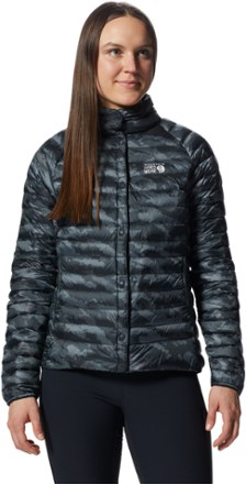 Nikwax Mountain Hardwear Ghost Whisperer Snap Down Jacket - Womens