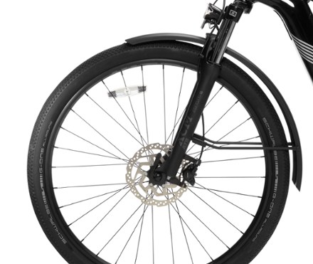 Cannondale Tesoro Neo X 3 Electric Bike Front fender & disc brakes (Black)