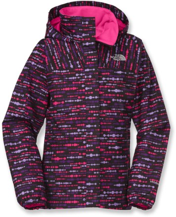 The North Face Printed Resolve Rain Jacket Girls' REI Coop