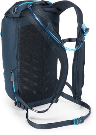 Gregory Nano 18 H2O Hydration Pack - Plus Size Back view (Scuba Blue)