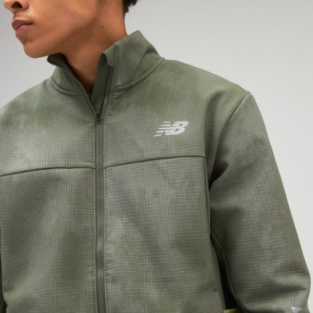 new balance reflective packable jacket