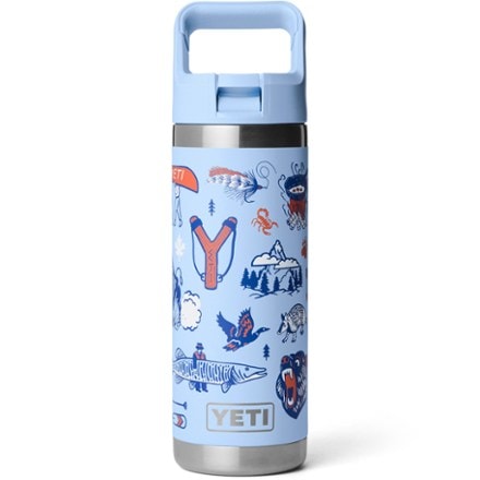 YETI Rambler Vacuum Water Bottle with Straw Cap - 18 fl. oz. 0