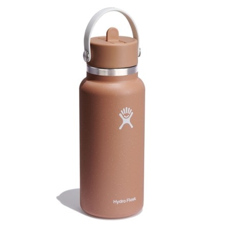 Hydro Flask Wide-Mouth Vacuum Water Bottle with Flex Straw Cap - 32 fl. oz. 1