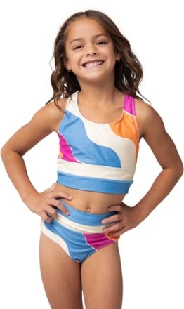 Nani Swimwear Mini Cut Back Crop Swimsuit Set - Girls' 1