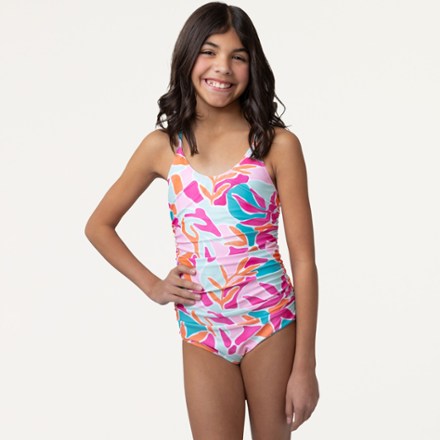Nani Swimwear Mini Ruched One-Piece Swimsuit - Kids' 1