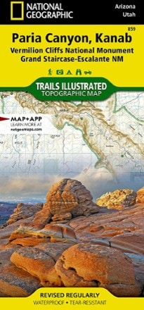 National Geographic Paria Canyon and Kanab Topographic Map 0