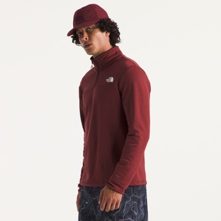 The North Face Cedar Trail Grid Fleece Quarter-Zip Jacket - Men's 4