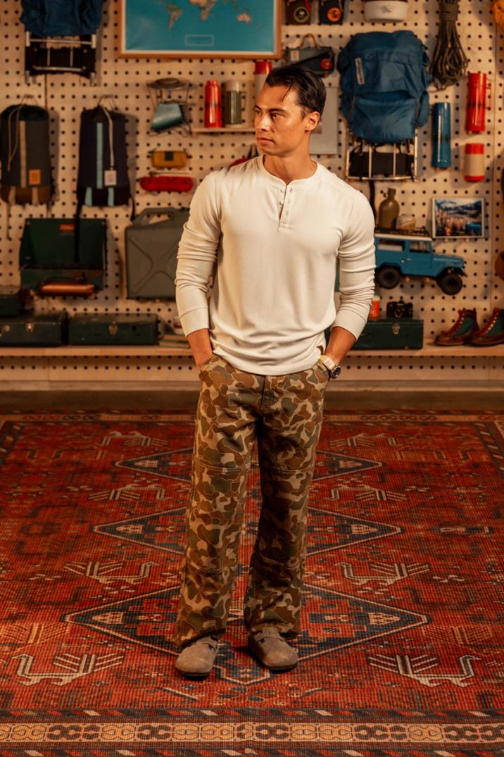 Location Image for Global Waffle Henley Shirt - Men's