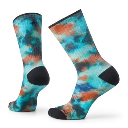 Smartwool Athletic Far Out Tie Dye Print Crew Socks 0