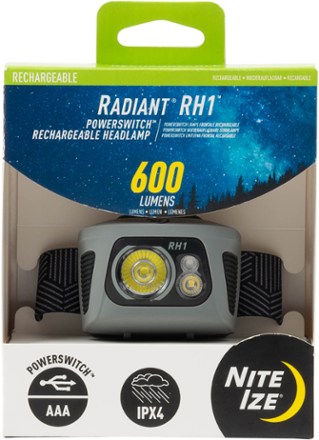 Nite Ize Radiant RH1 PowerSwitch Rechargeable Headlamp 0