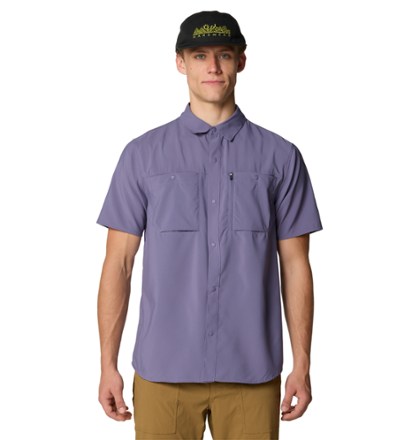 Mountain Hardwear Men's Trail Sender Shirt  Purple XL