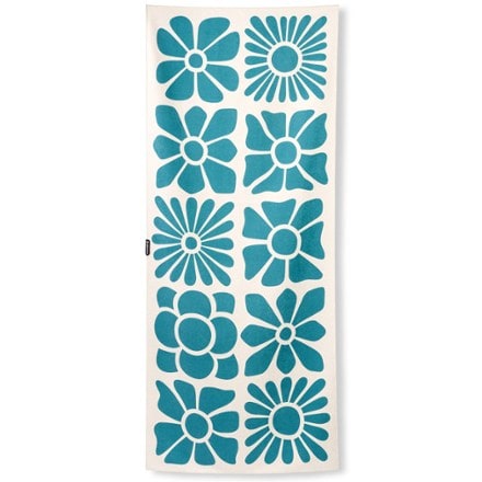 Nomadix Original Towel - Big Flowers Teal Ocean