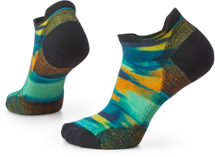 Smartwool Run Targeted Cushion Brushed Print Low Ankle Socks - Women's 0