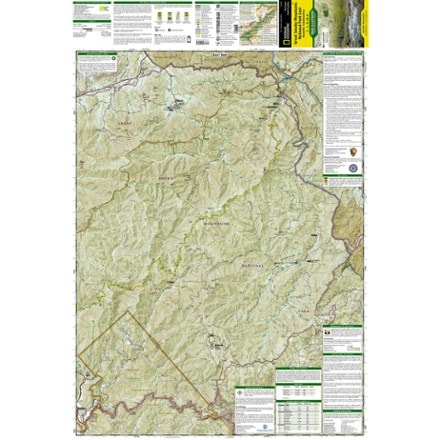 National Geographic Clingmans Dome / Cataloochee Topographic Map 1