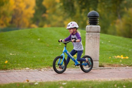 Once the child is old enough, riding their own bike is a simple option