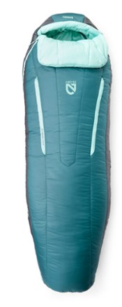 Forte 20 Endless Promise Sleeping Bag - Women's [Full length zipped (Abyss/Hazy Aqua)]