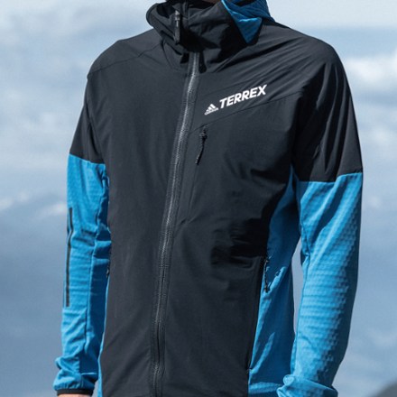 adidas Techrock Flooce Hooded Wind Jacket - Men's 6