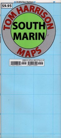 Tom Harrison Cartography South Marin Map 0
