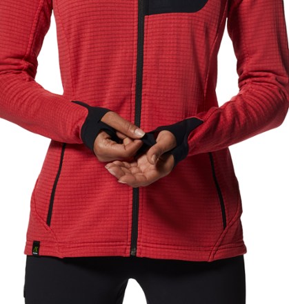 Mountain Hardwear Polartec Power Grid Full-Zip Hoodie - Women's 4