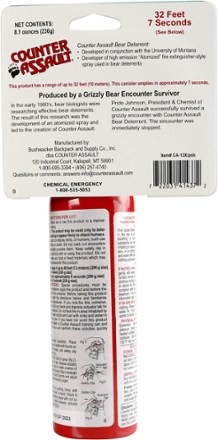 Counter Assault Bear Deterrent Spray - 8.1 fl. oz. 3