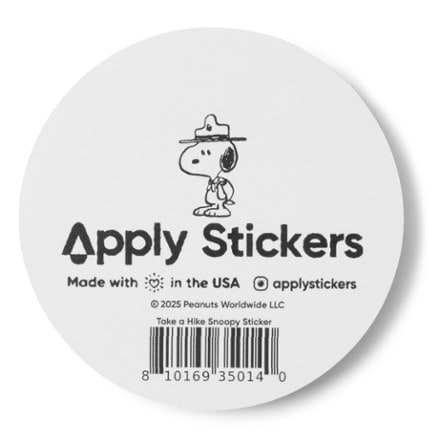 Apply Stickers Take a Hike Snoopy Sticker 2