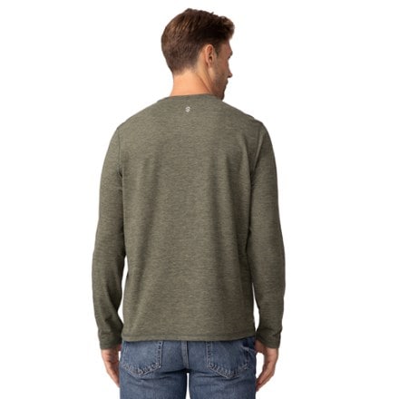 Free Country Sueded Space-Dye Long-Sleeve Crew Shirt - Men's 1