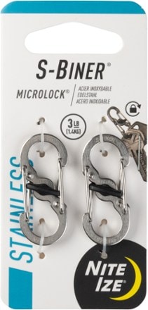 Nite Ize S-Biner MicroLock Keychains - Package of 2 0