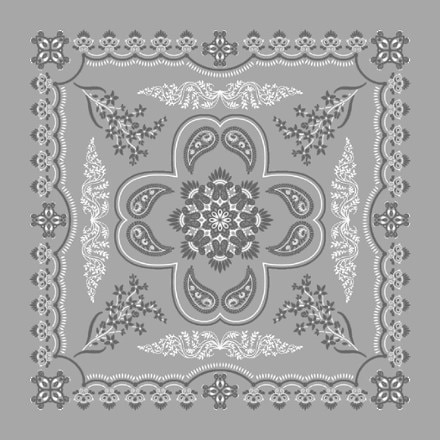 Carolina Mfg. Floral Paisley Bandana 0