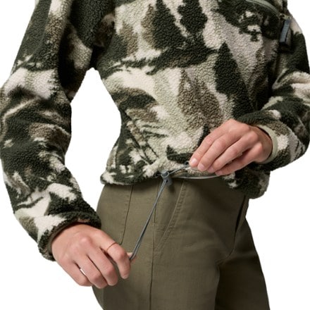 Columbia Helvetia II Cropped Half-Snap Fleece Pullover - Women's 9