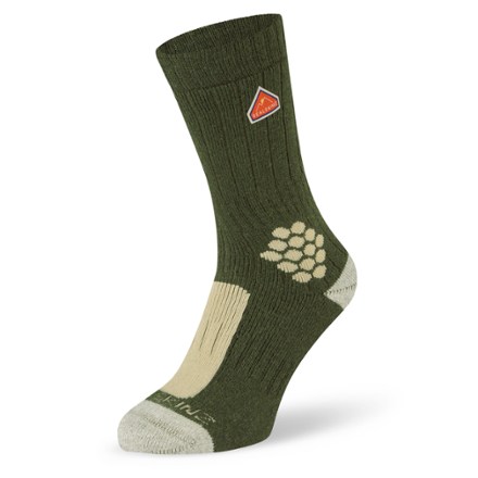 Scarning Recycled Wool and Cashmere Mid-Length Color Block Socks