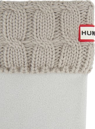 ◇HUNTER◇ UNISEX Original 6 Stitch Cable Tall Bootsocks Gra Hunter Original 6 Stitch Cable Knitted Cuff Tall Boot Socks