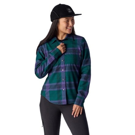 Flylow Brigitte Tech Flannel - Women's 1